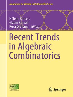 cover image of Recent Trends in Algebraic Combinatorics